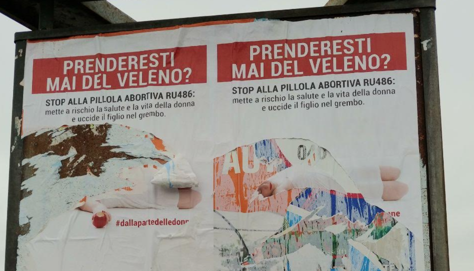 Aborto. PV&F Trieste: «Atti vandalici contro i nostri manifesti» 1